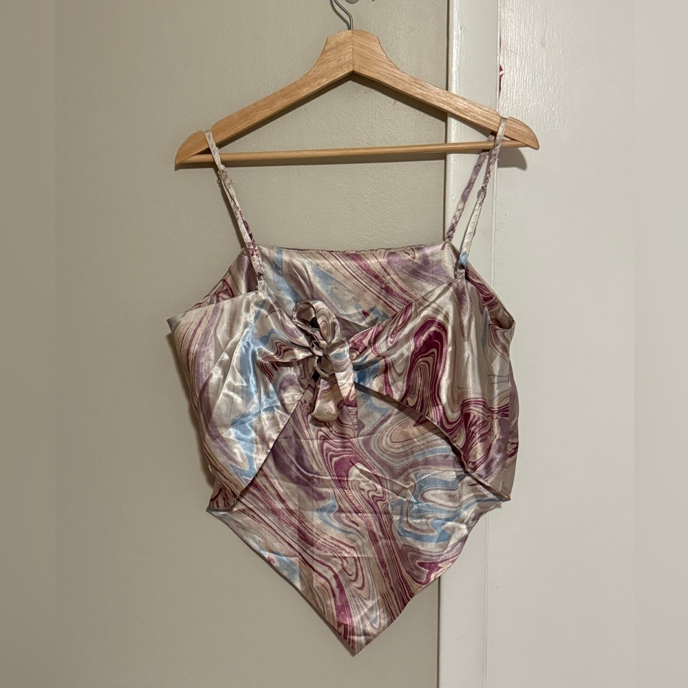 handkerchief adjustable tie top